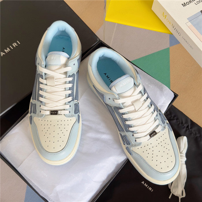 AMR Skel Top Low  Baby Blue Sneakers-192 - sneakerhillcom