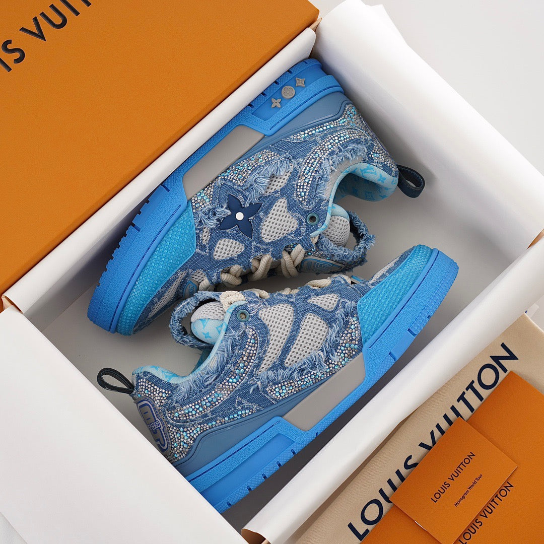 LUV Skate Blue Sneakers-108 - sneakerhillcom