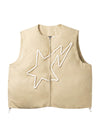 Sneakerhill Star Embroidered Puffer Vest