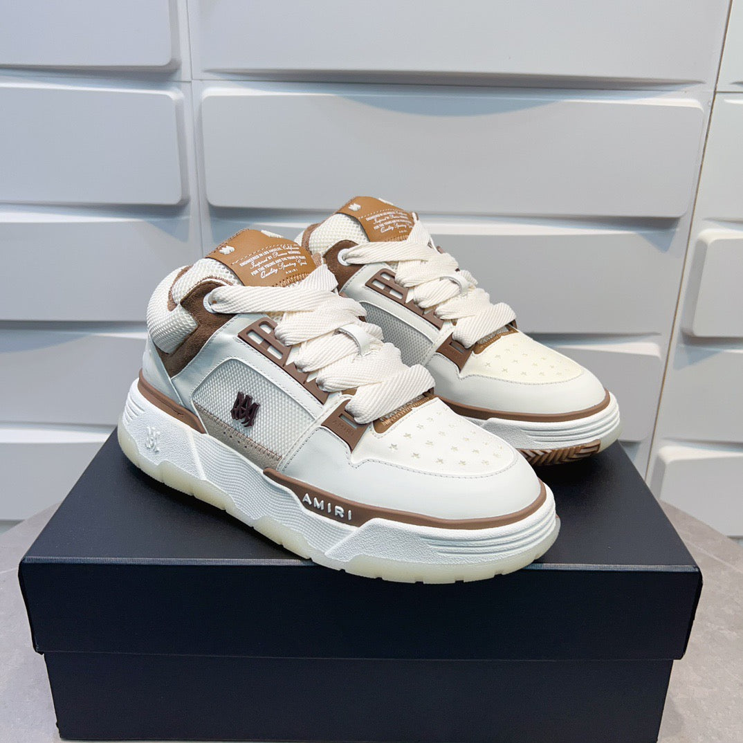 AMR MA-1 Brown and White Sneakers-137 - sneakerhillcom