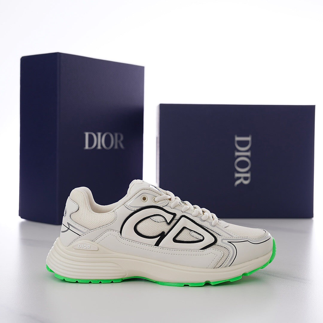 DOR B30  White Mesh and Technical Fabric Sneakers -114 - sneakerhillcom