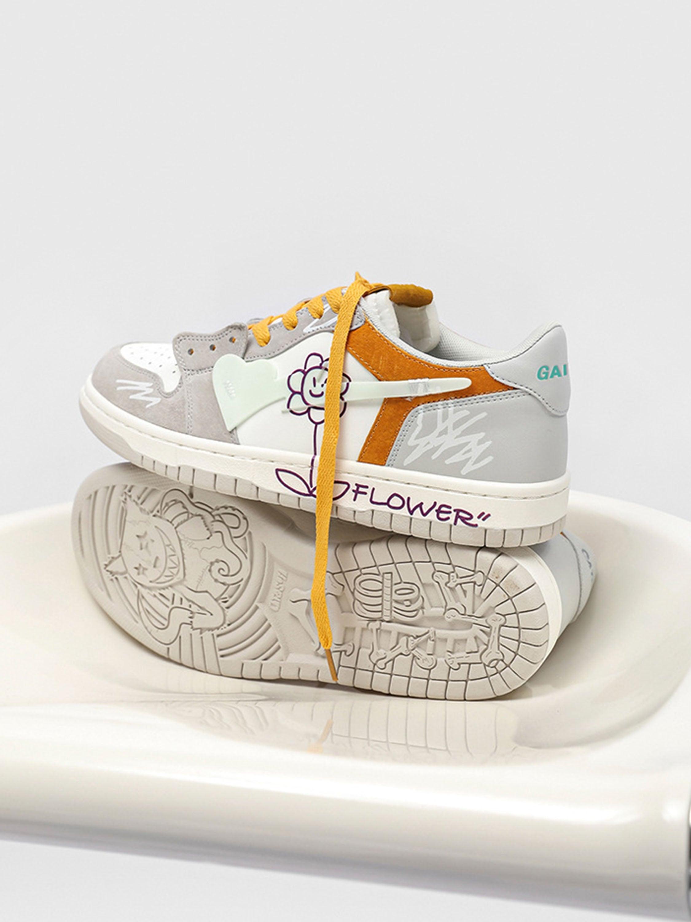 Sunflower Hip-Hop Skate Shoes - Tntwear