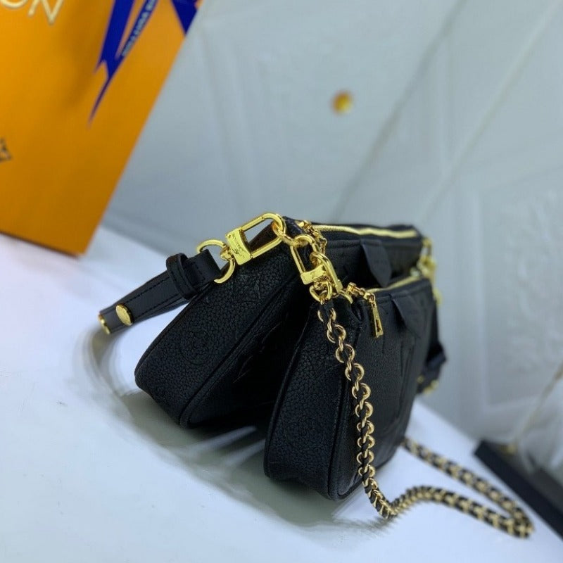 Sneakerhill - Multi Pochette Shoulder Bag Black - sneakerhillcom