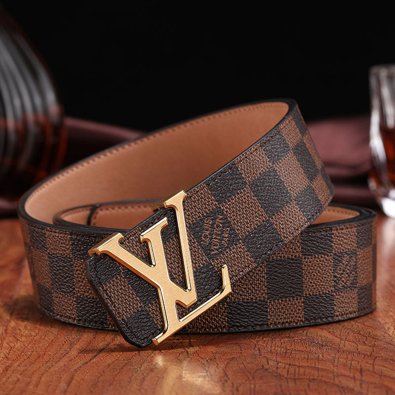 Sneakerhill - Monogram Belt Brown - sneakerhillcom