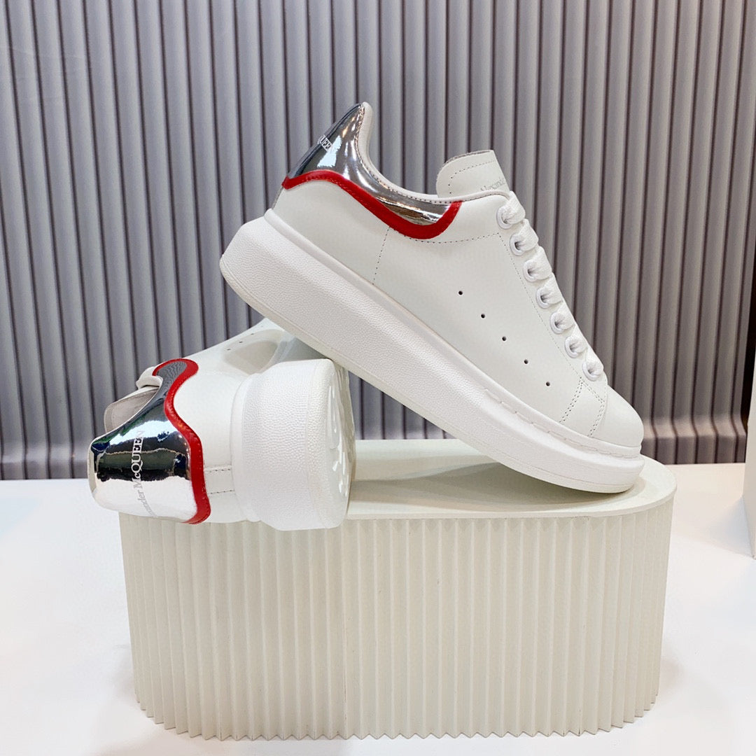 ALMC Silver Red and White Oversized Sneakers-039 - sneakerhillcom