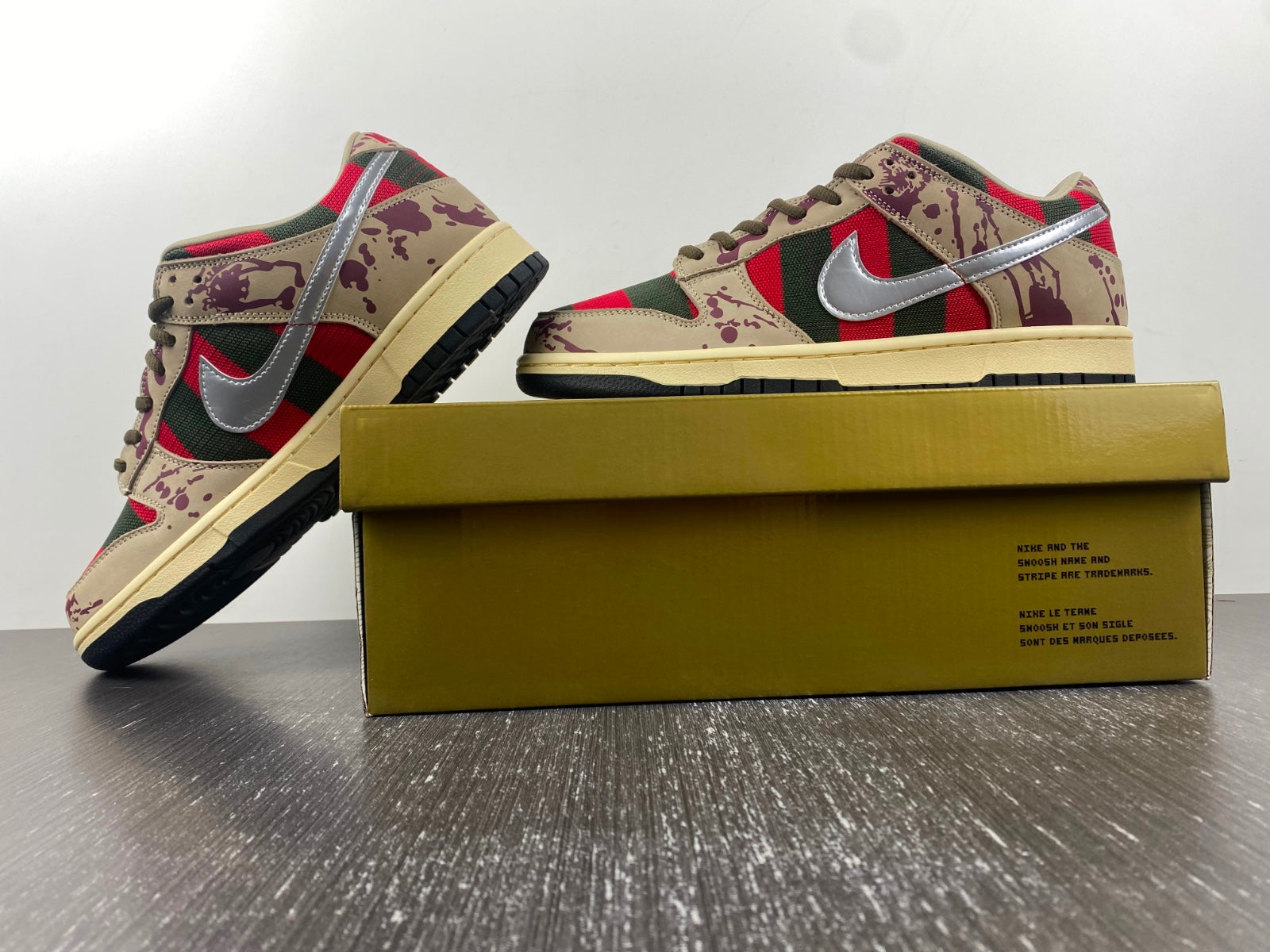 Custom SB Dunk Low “Freddy Krueger” - sneakerlandnet