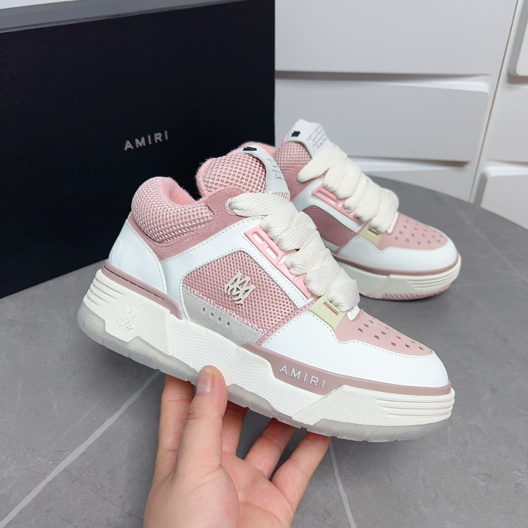 AMR MA-1 White and Pink Sneakers-129 - sneakerhillcom