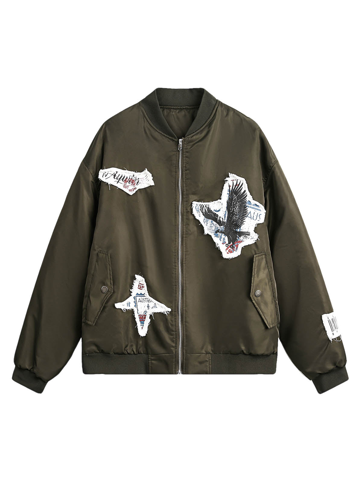 Sneakerhill Patchwork Bomber Jacket - sneakerhillcom