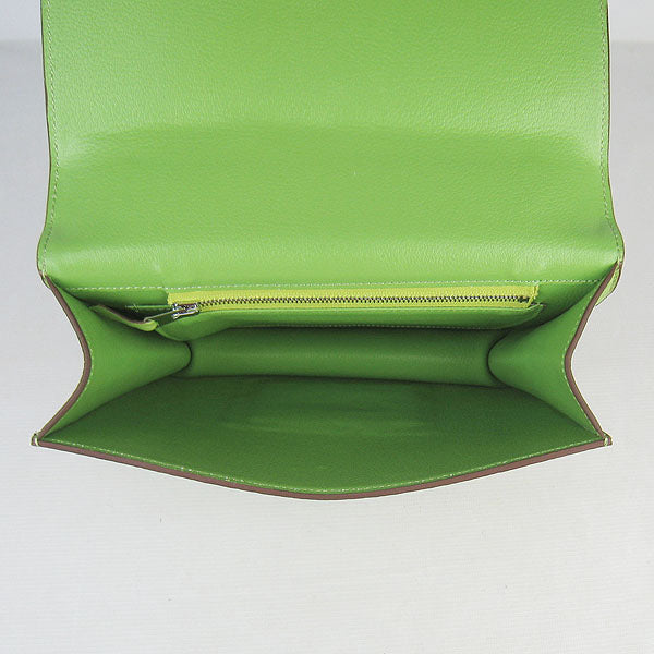 Constance Cowskin Leather Bag H017 green silver Kilta bags