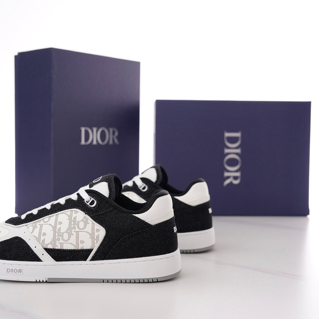 DOR B27 Low-Top Black and White Sneakers-120 - sneakerhillcom