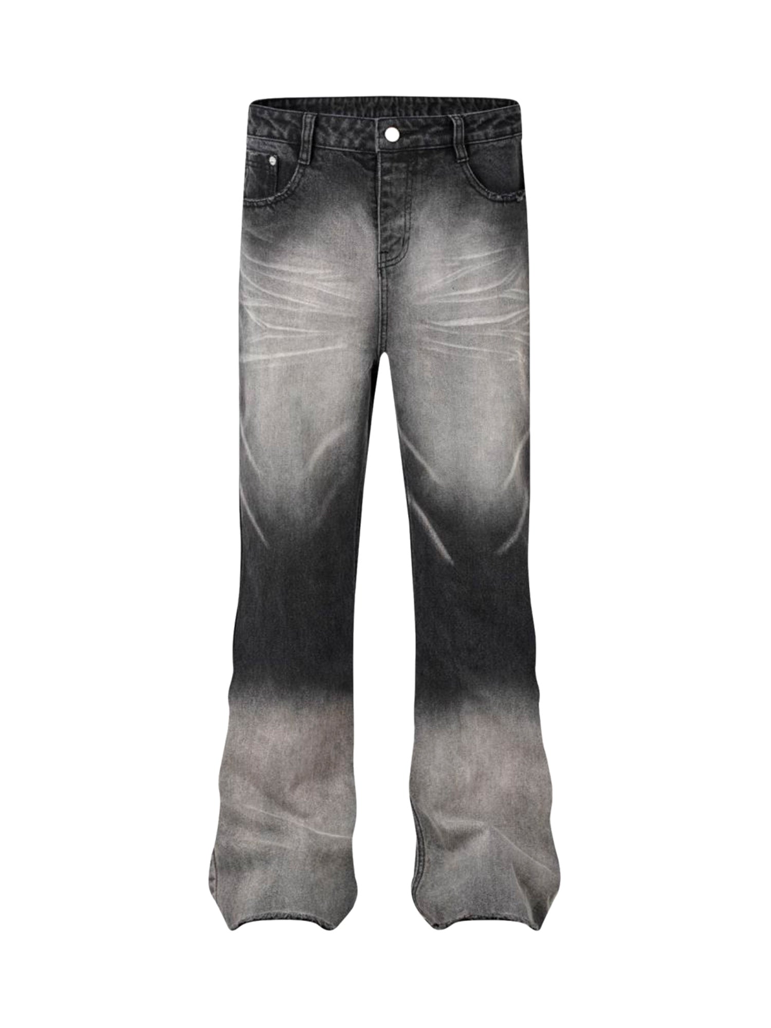 Sneakerhill High Street Hip Hop Distressed Washed Jeans - sneakerhillcom