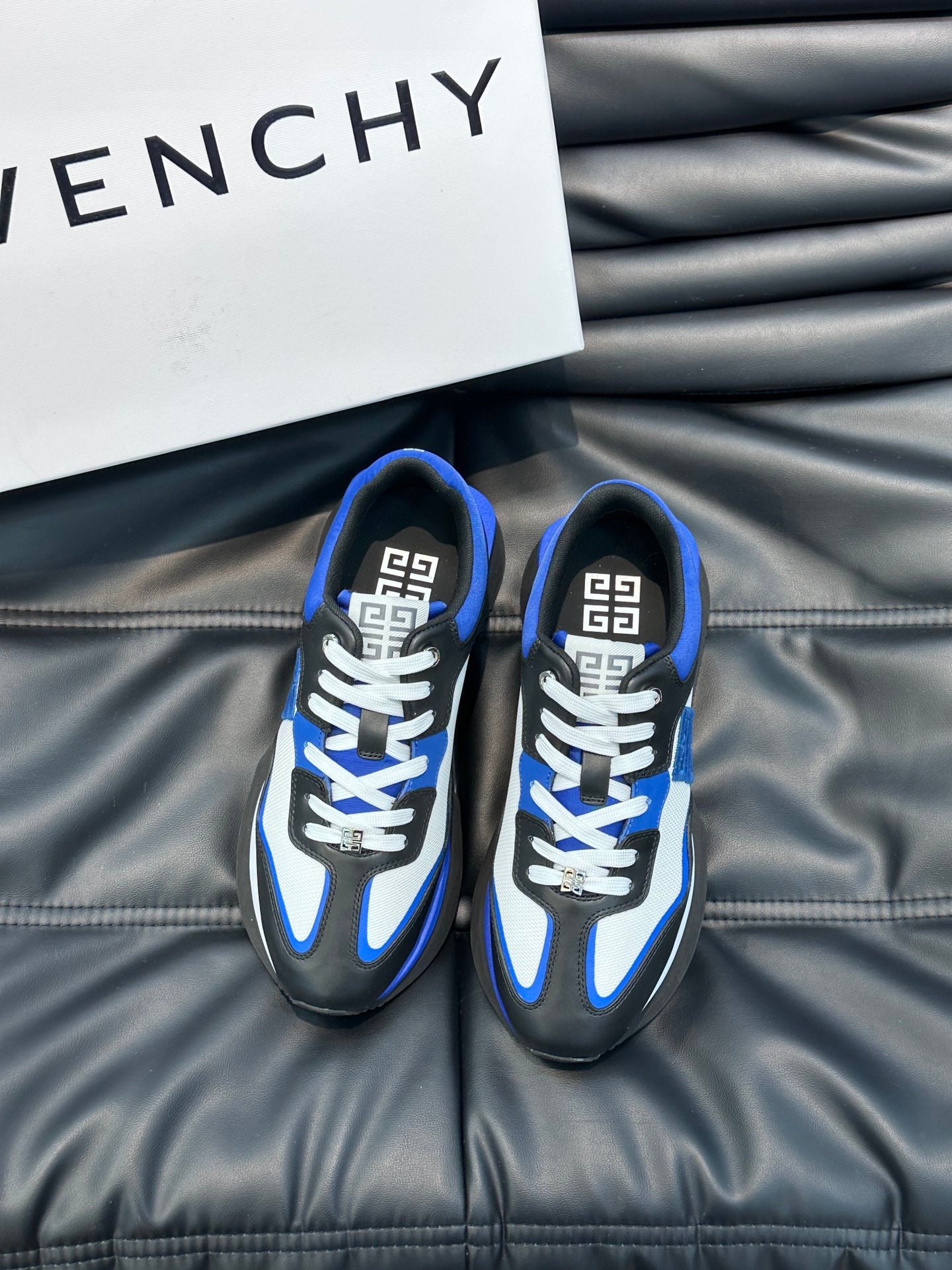 GVC Blue, White and Black  Sneakers-011 - sneakerhillcom