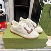 GCI Men's Mac80  Off White and Brown Leather Sneakers-185 - sneakerhillcom