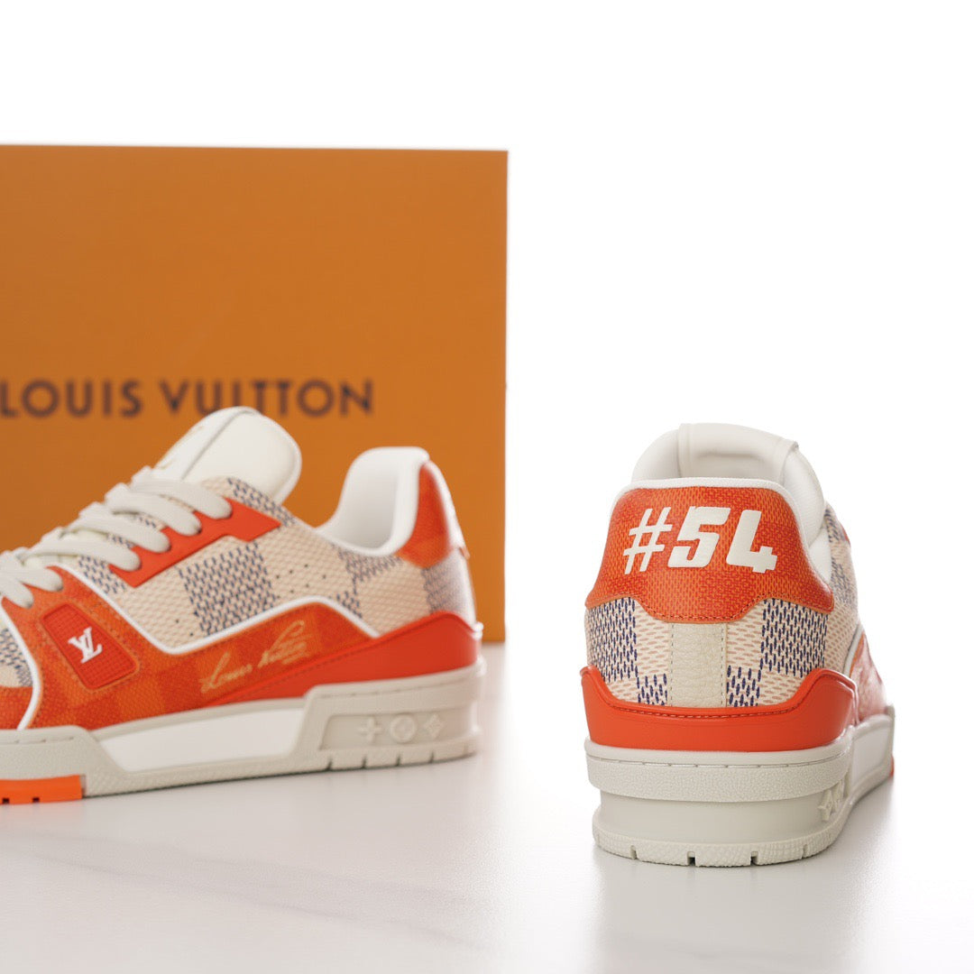 LUV Trainer Orange Sneakers-105 - sneakerhillcom