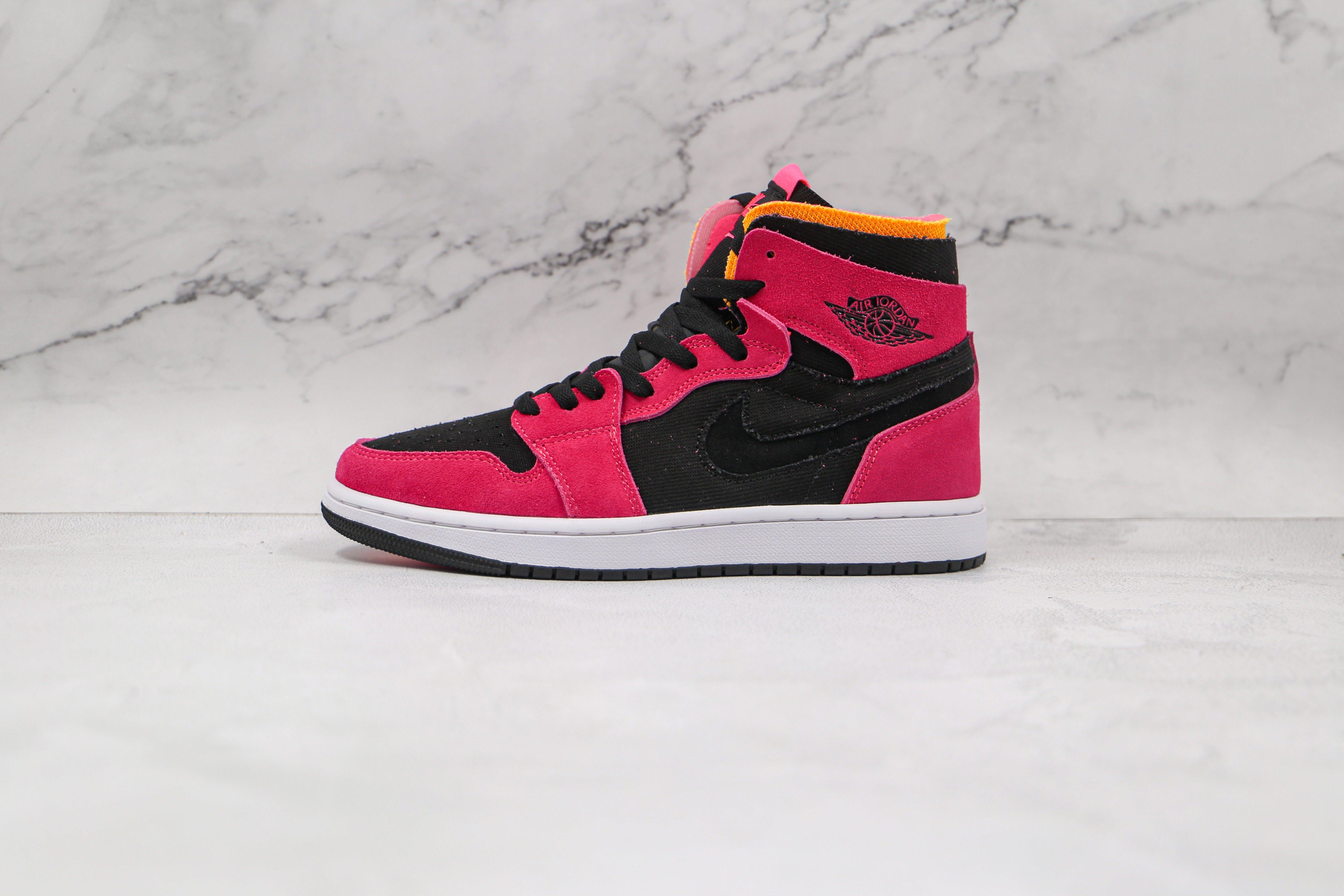 Custom RED Jordan 1 High Q Zoom Air ( Customs And Box ), Jordan 1 Sneakers Active sneakeronline