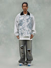 Sneakerhill Thorn Rose Retro Baseball Jacket - sneakerhillcom