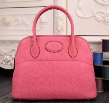 Bolide 31cm Togo Leather Pink Bag Kilta bags