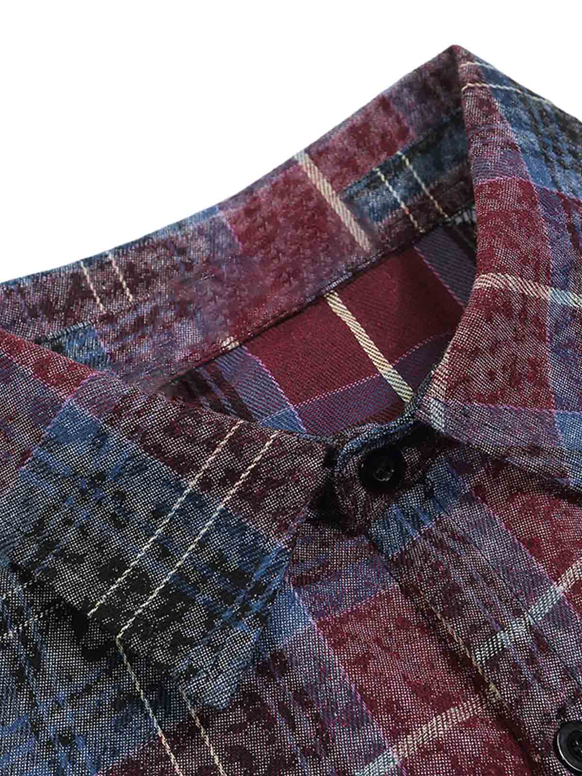 Sneakerhill High Street Ripped Patchwork Shirt SP240905SMSJ