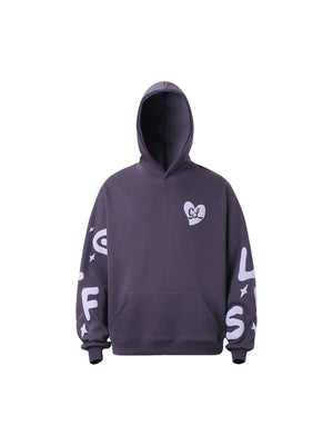 Sneakerhill Foam Letter Pullover Hoodie SP2410175BCA