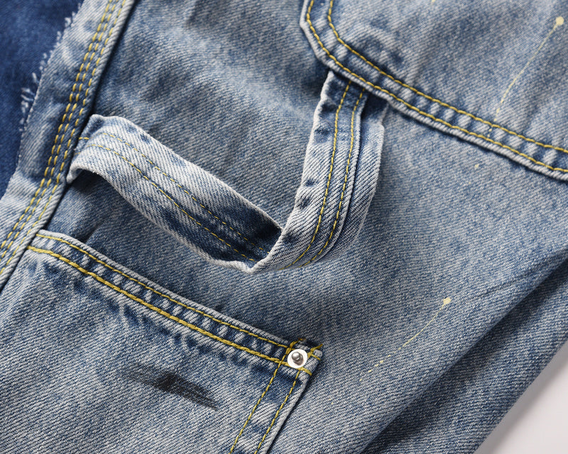 Sneakerhill Flare Denim - Patch-work Light - sneakerhillcom