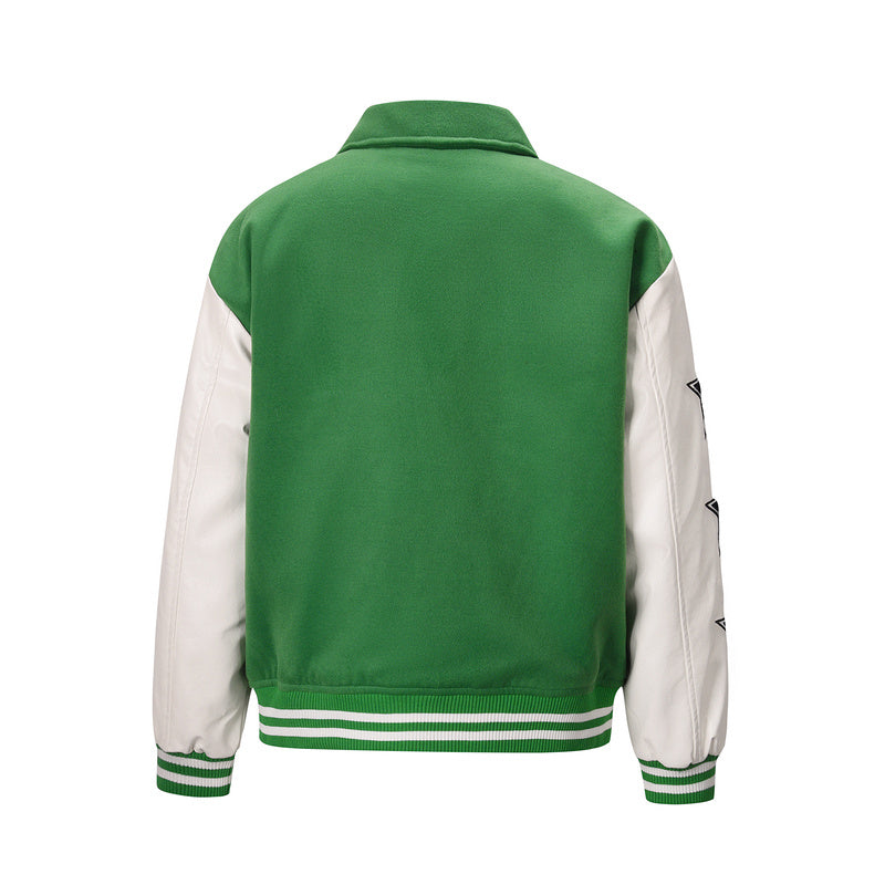 Sneakerhill Collar Bomber Jacket - Forest Green - sneakerhillcom