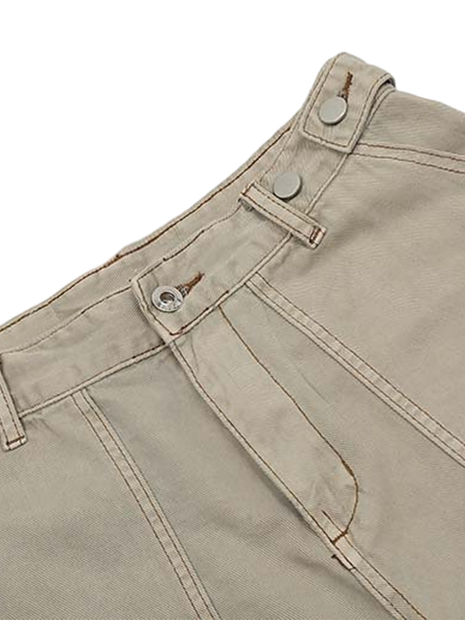 Sneakerhill High Street Multi-pocket Workwear Casual Jorts SP240718FLNK