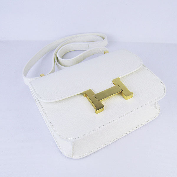 Constance Cowskin Leather Bag H017 beige golden Kilta bags