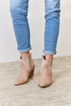 East Lion Corp Rhinestone Ankle Cowgirl Booties Trendsi