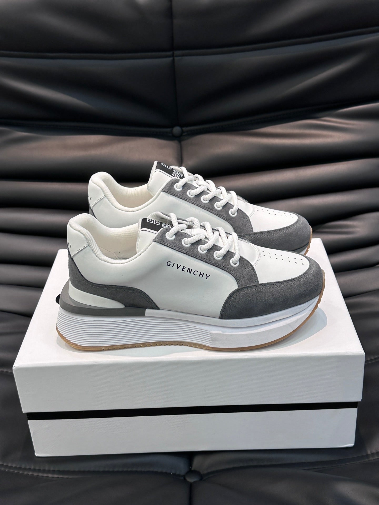 GVC Grey and White Sneakers-019 - sneakerhillcom