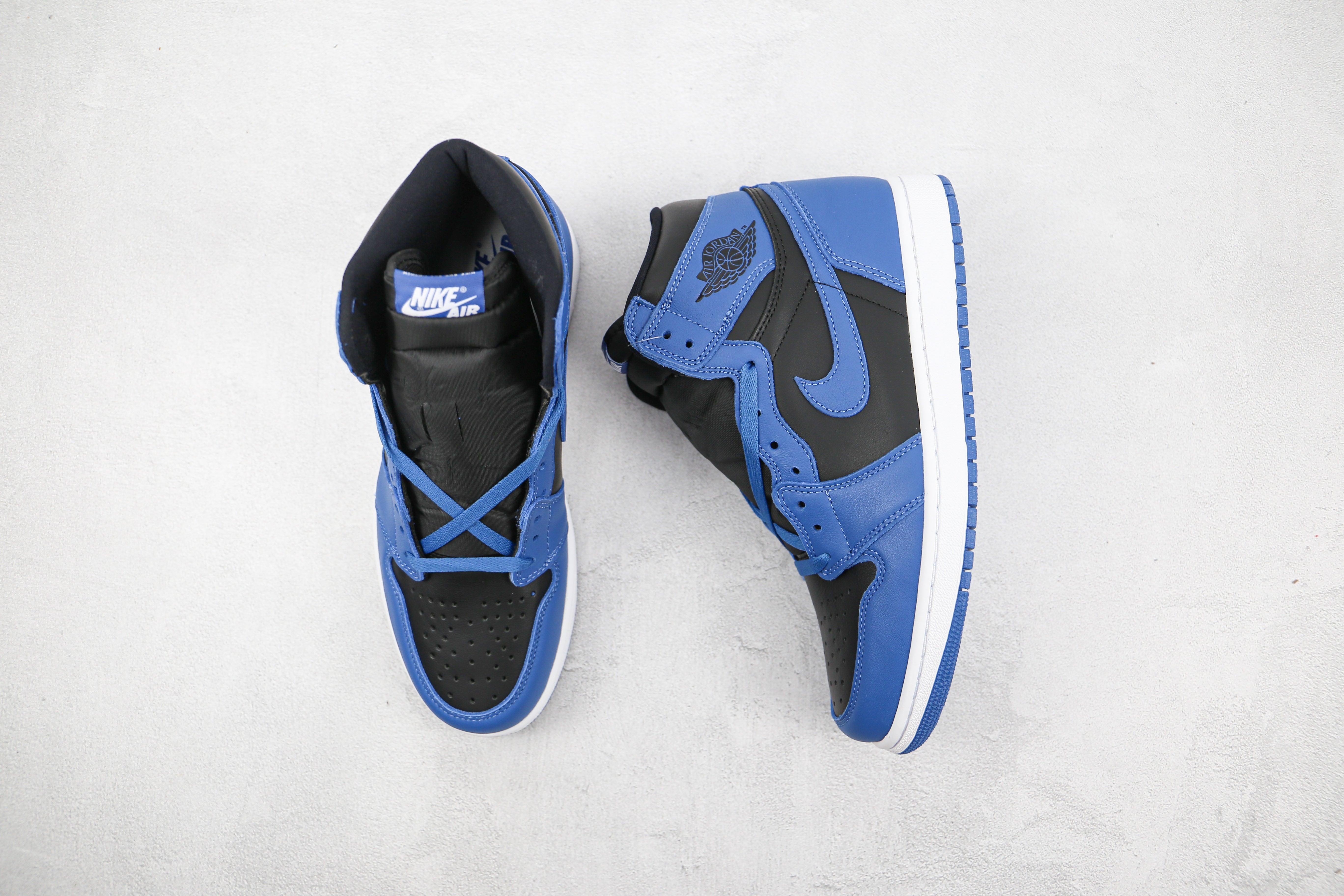 Custom Blue Black Jordan 1 High Q luxurysteps