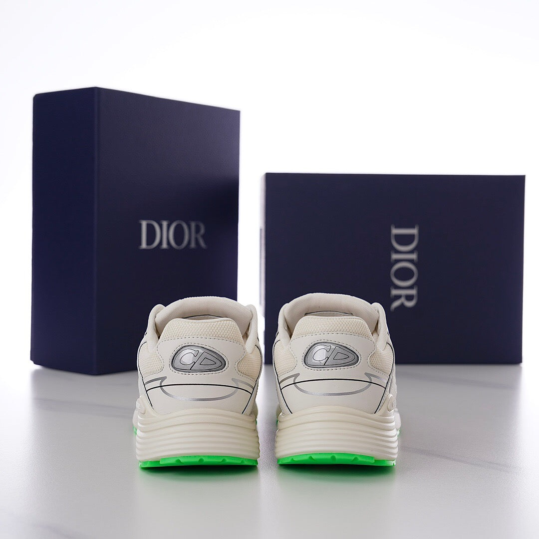 DOR B30  White Mesh and Technical Fabric Sneakers -114 - sneakerhillcom