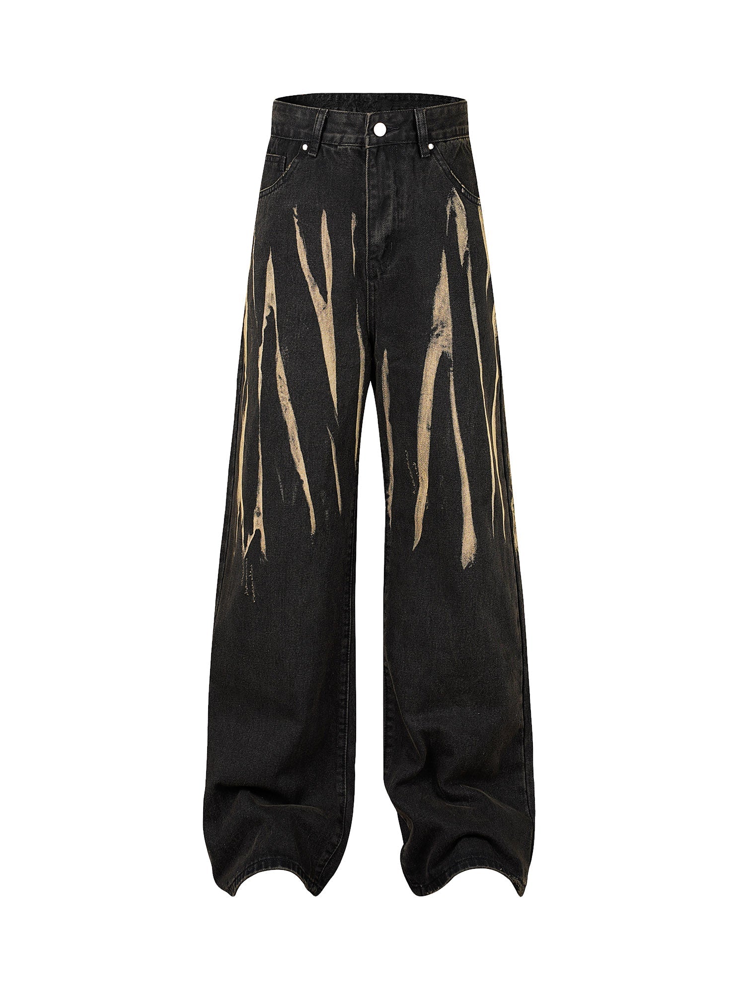 Sneakerhill High Street Hip Hop Hand-painted Spray-painted Jeans - sneakerhillcom