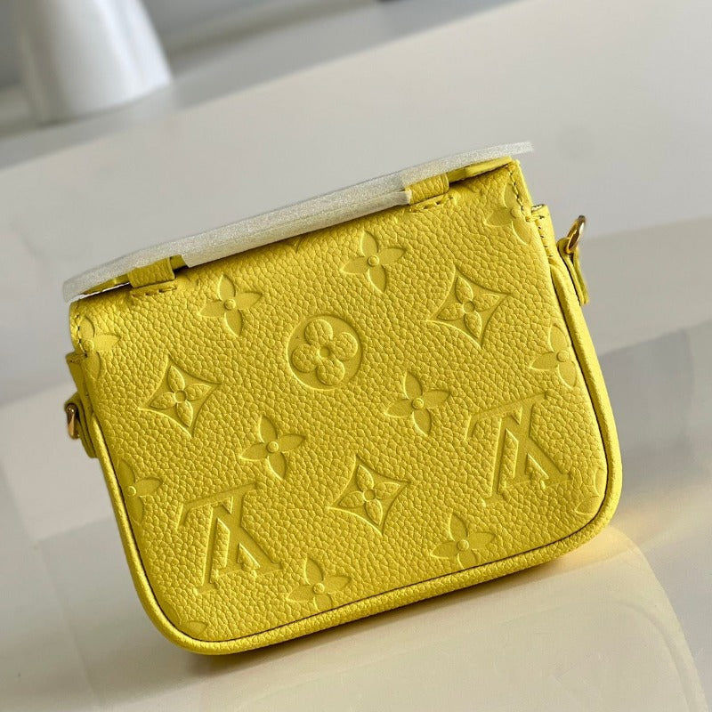 Sneakerhill - Mini Pochette Métis Monogram Bag Yellow - sneakerhillcom