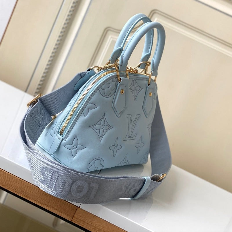 Sneakerhill - Presbyopia Alma BB Monogram Bag Blue - sneakerhillcom