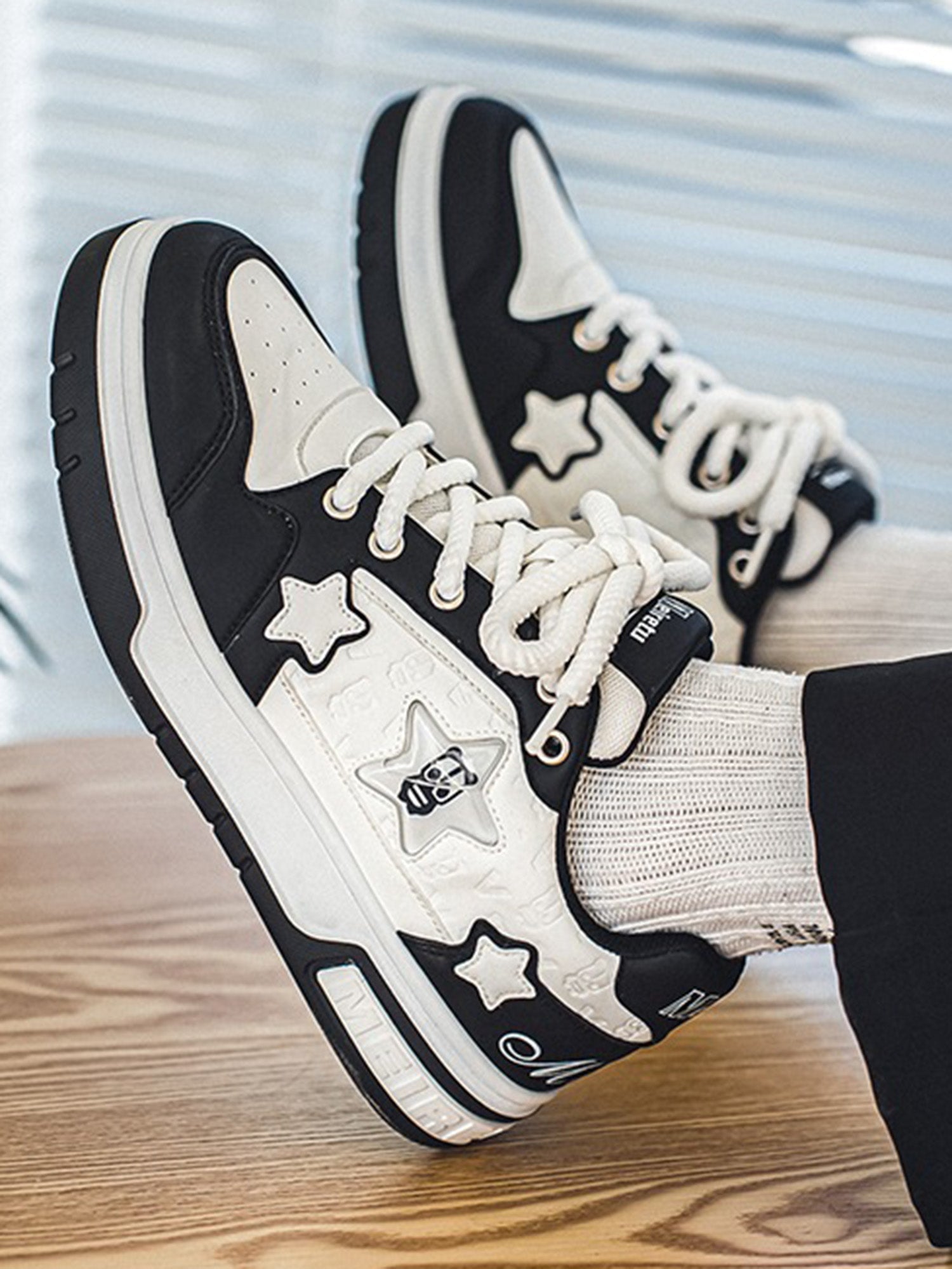 Star Chunky Retro Hip-Hop Sneakers - sneakerhillcom