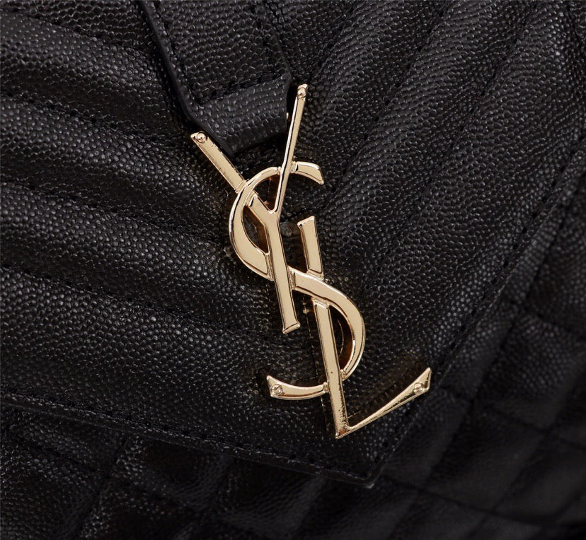 Sneakerhill - Envelope Chain Bag Black - sneakerhillcom