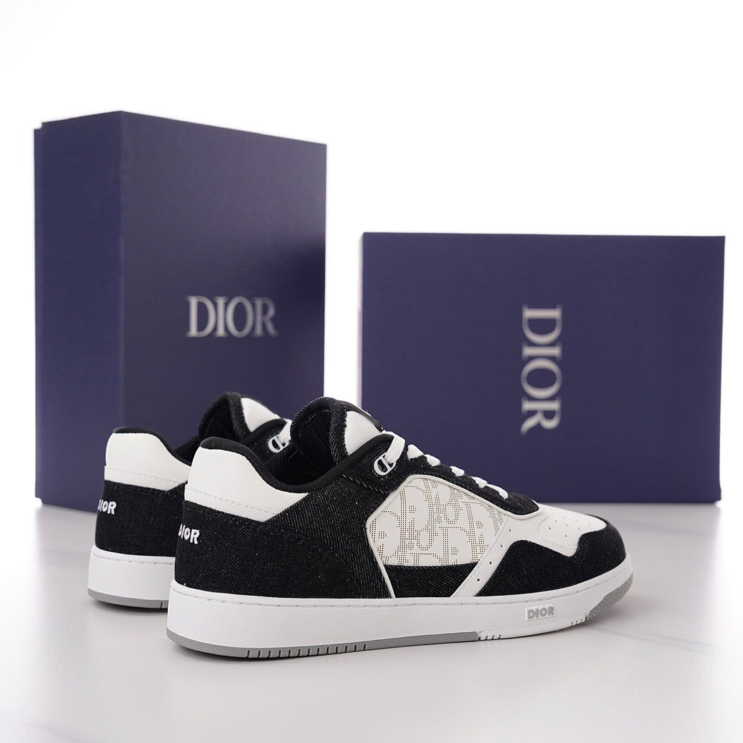 DOR B27 Low-Top Black and White Sneakers-120 - sneakerhillcom