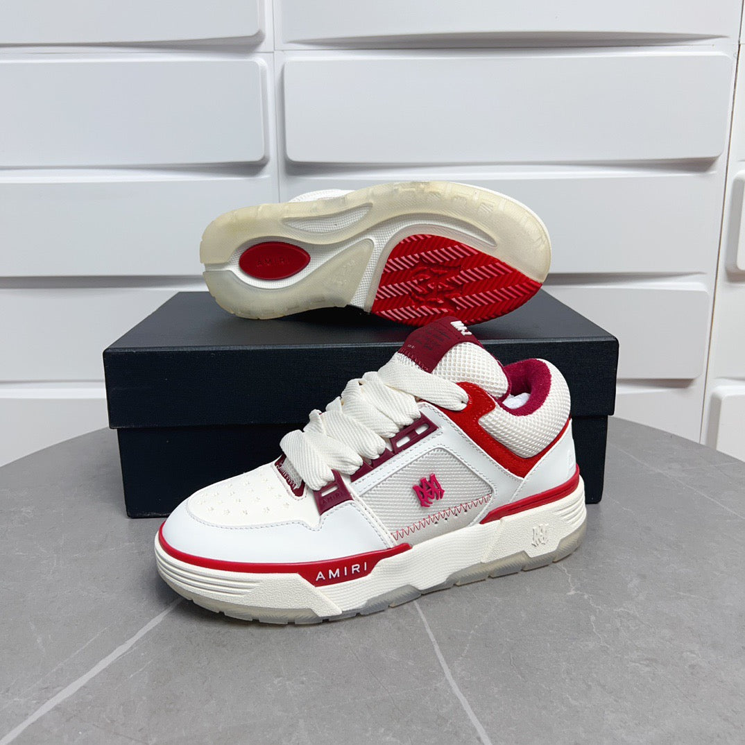 AMR MA-1  White and Red Sneakers-133 - sneakerhillcom