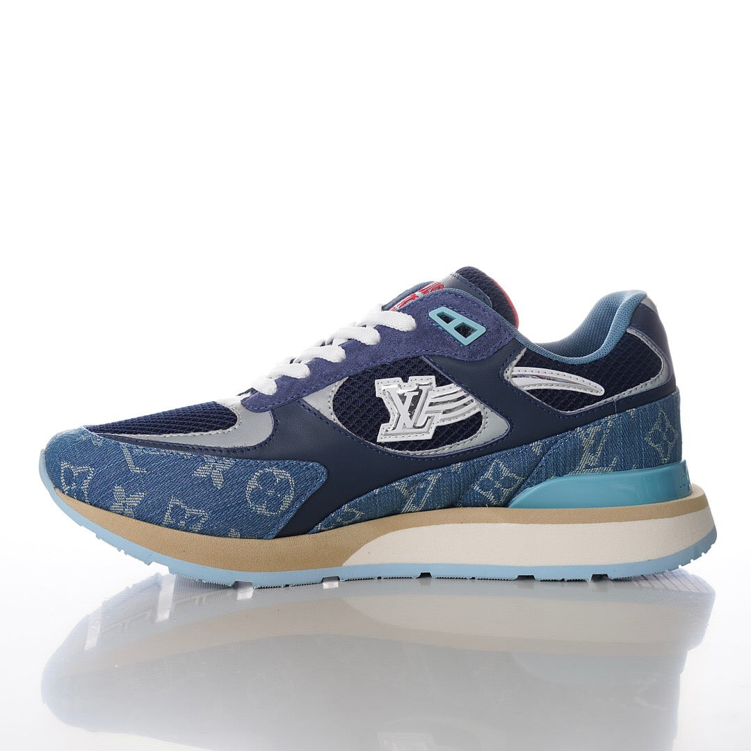 LUV Run Away Monogram denim Sneakers-110 - sneakerhillcom