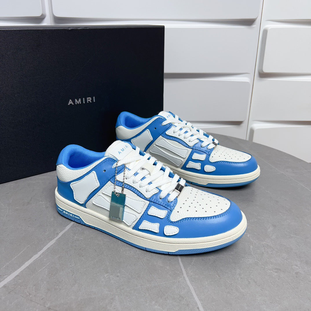 AMR Skel Top Low Sky Blue Sneakers-149 - sneakerhillcom