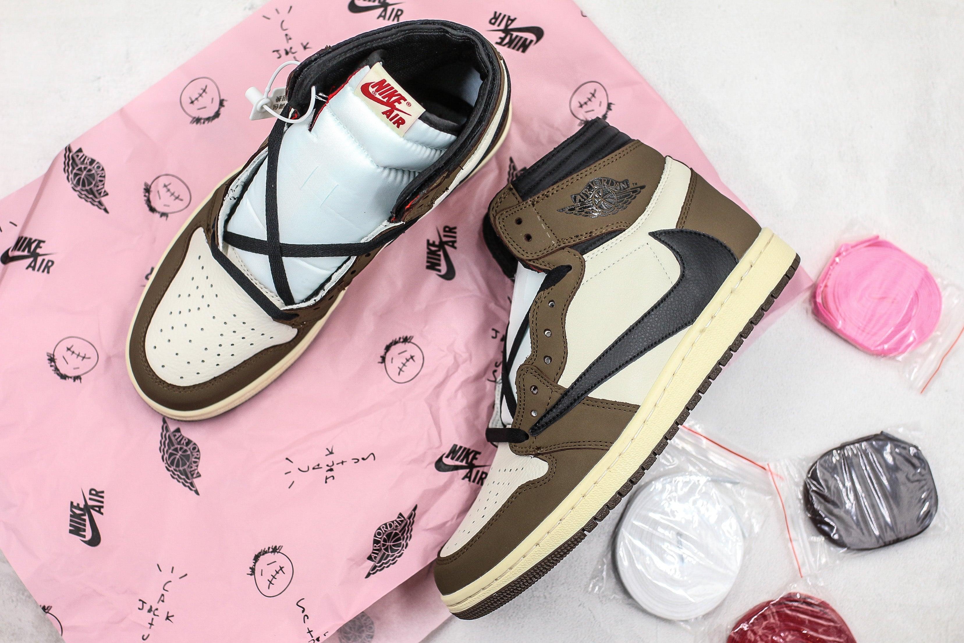 Custom Air Jordan 1 x Travis Scott AJ1 luxurysteps