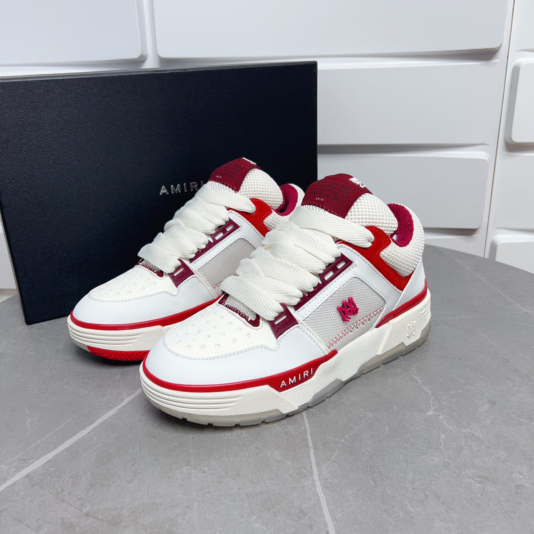 AMR MA-1  White and Red Sneakers-133 - sneakerhillcom