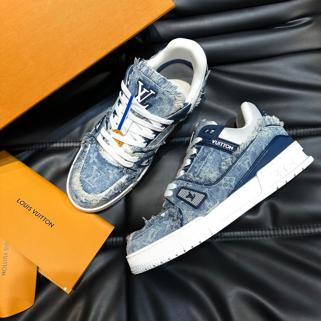 LUV Trainer Blue Denim Sneakers -070 - sneakerhillcom