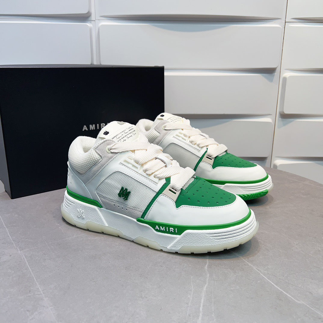 AMR MA-1 Green and White Sneakers-138 - sneakerhillcom