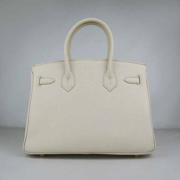 Birkin 30cm Togo Leather Handbags Beige Golden - sneakerlandnet