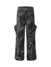 Sneakerhill Multi-Pocket Camo Cargo Pants SP240912F1E6