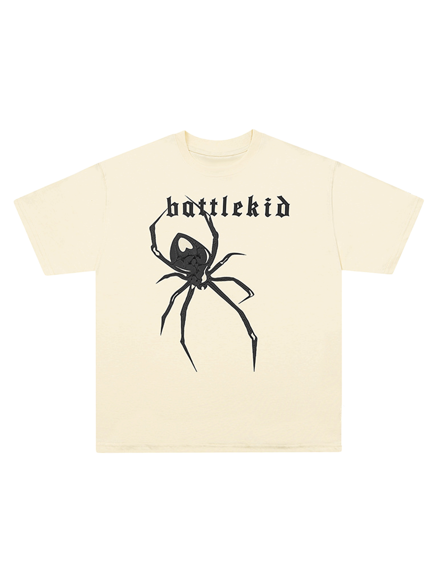 Sneakerhill Spider Print Street Rap T-Shirt SP240704SOJ6