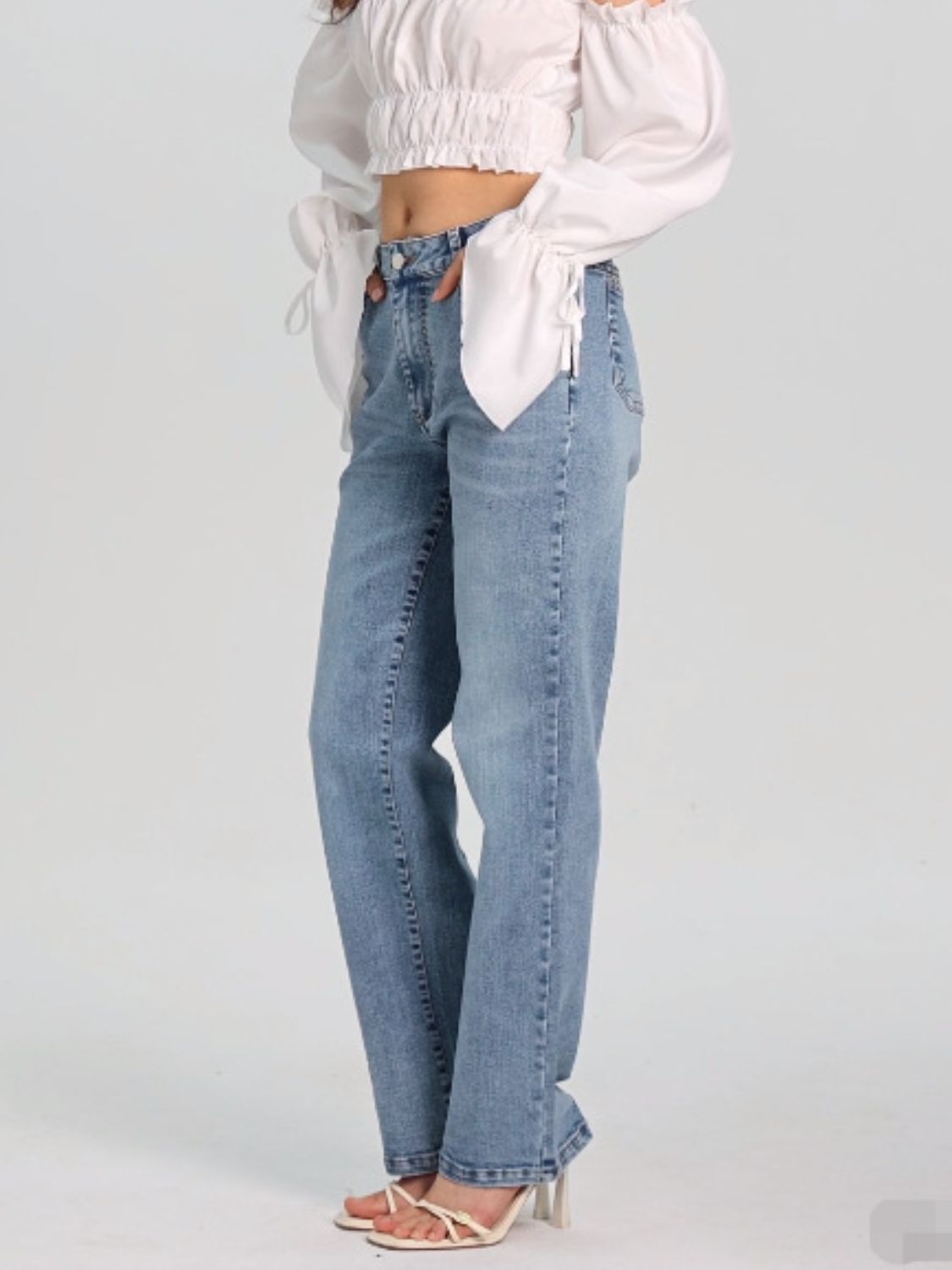 Straight Jeans with Pockets Trendsi