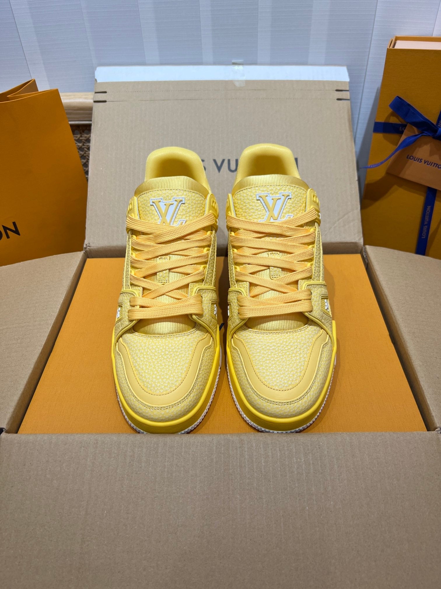 LUV Yellow Trainer Sneakers-080 - sneakerhillcom