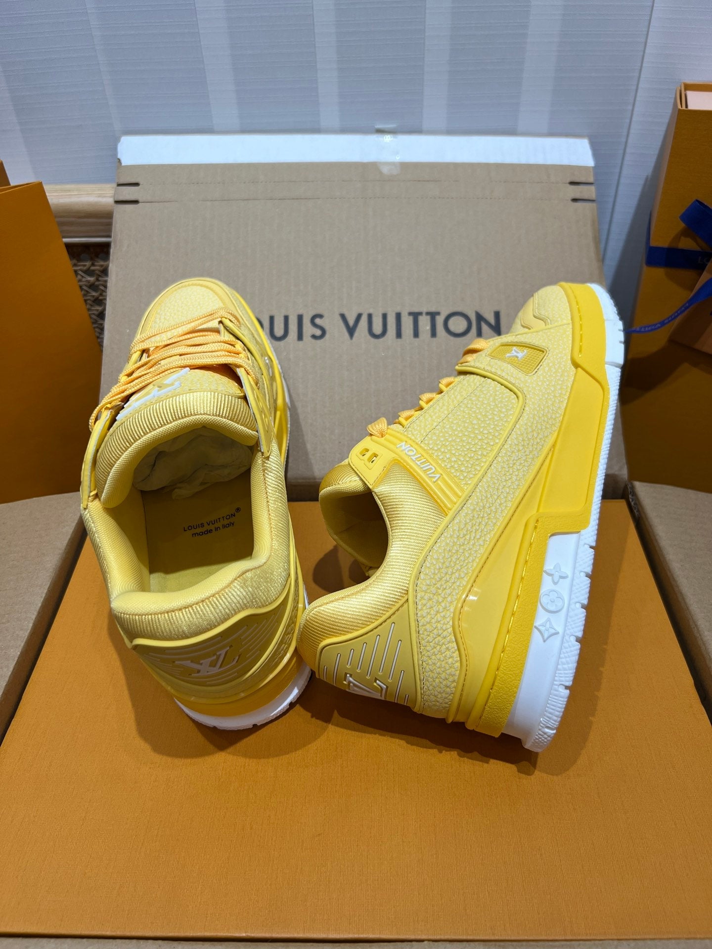 LUV Yellow Trainer Sneakers-080 - sneakerhillcom